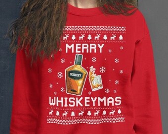 Merry Christmas Old Forester WhiskeyLover Christmas Gift Ugly