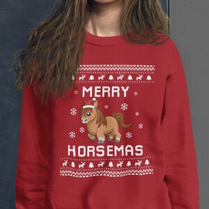 Horse xmas jumper cheap