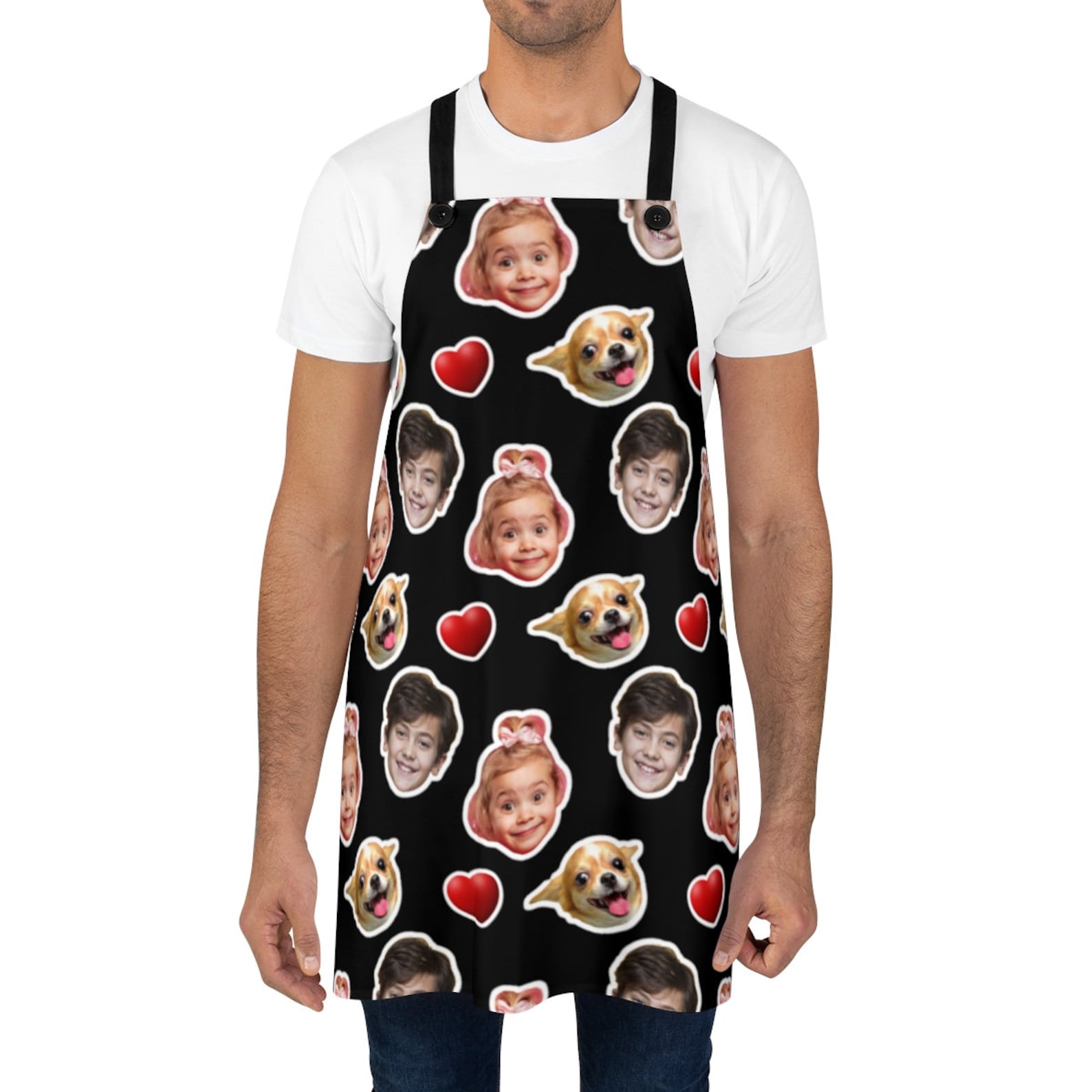 Custom Face Photo Apron Put Face Picture on Apron Daddy Gift Etsy