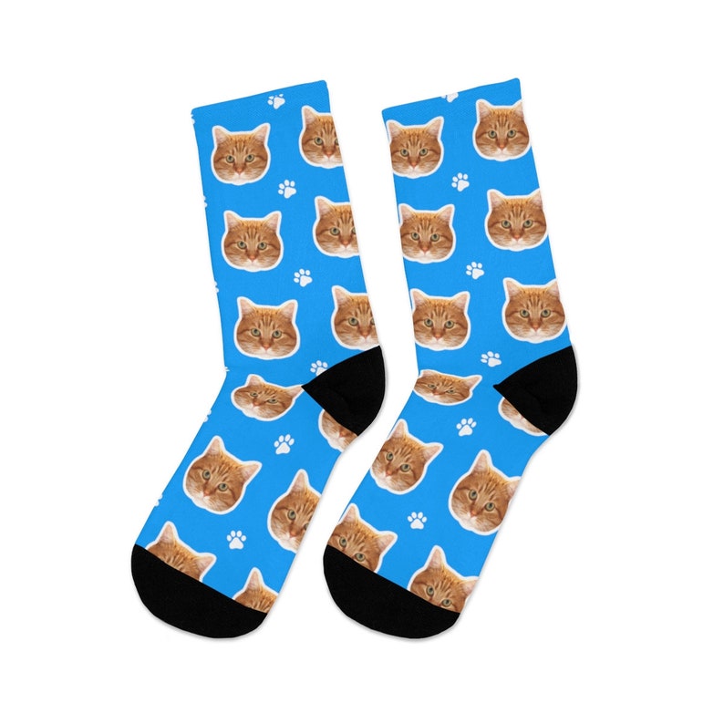 Custom Cat Face Socks Personalized Cats Picture Socks Custom - Etsy