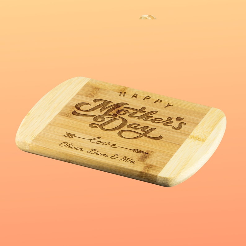 Kitchen Gift for Mommy Grandma Mothers Day Cutting Board Personalized Custom Gift Cutting Board Mama Chopping Board Custom Gift for Mom