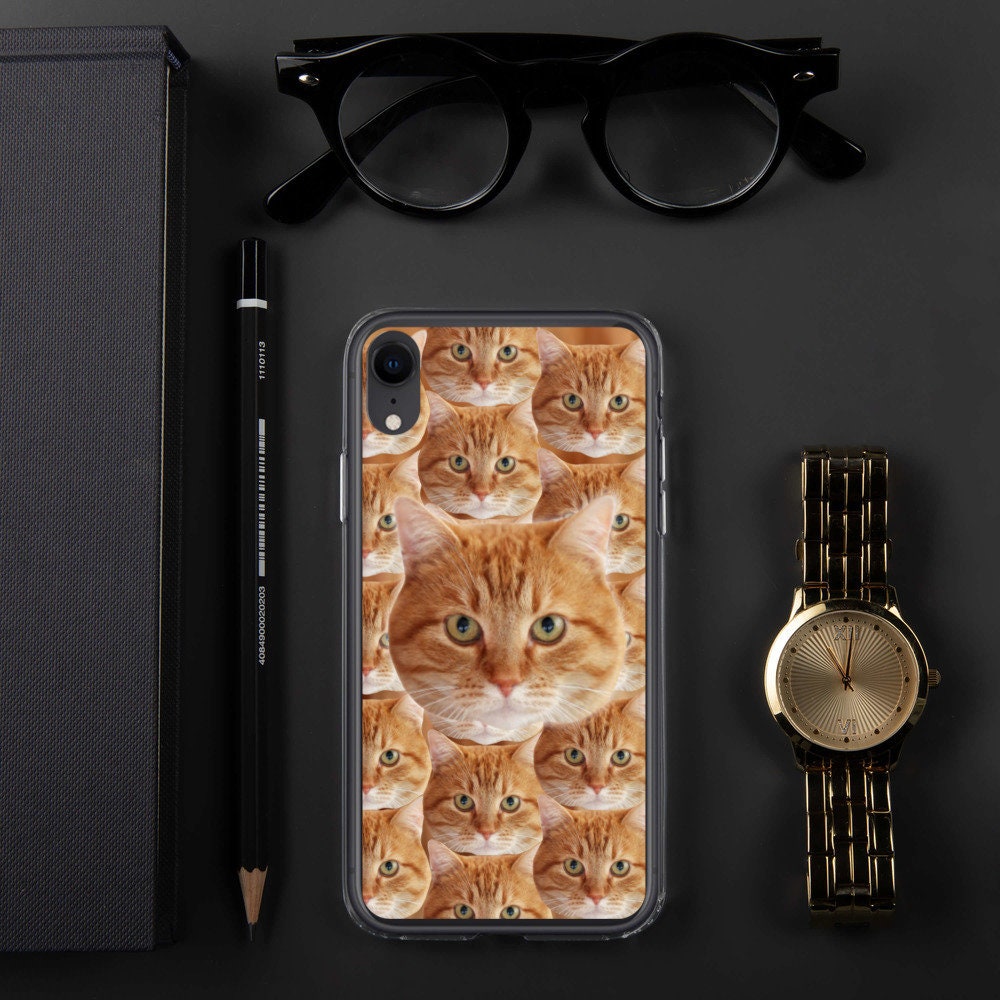 Custom Cat Photo iPhone Case Phone Case with Cat's Etsy
