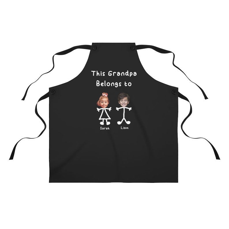 Personalized Grandpa's Apron Custom Photo Apron Gift for Etsy