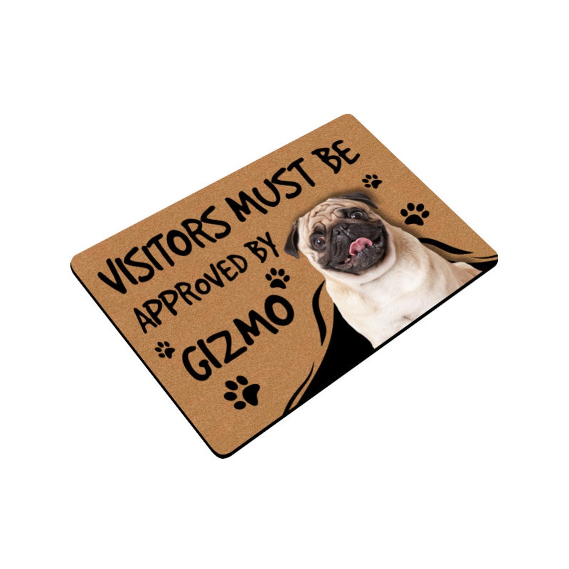 Funny Dog Doormat Dog Face Photo Door Mat Custom Dog Doormat Etsy UK