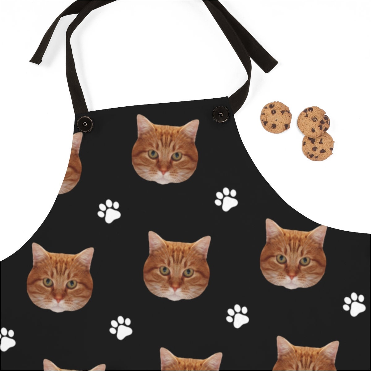 Personalized Cat Picture Apron Funny Cat Lover Apron Custom - Etsy
