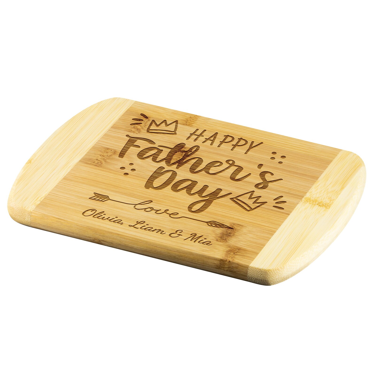 Custom Happy Cutting Board Gift for Dad From Kids Etsy