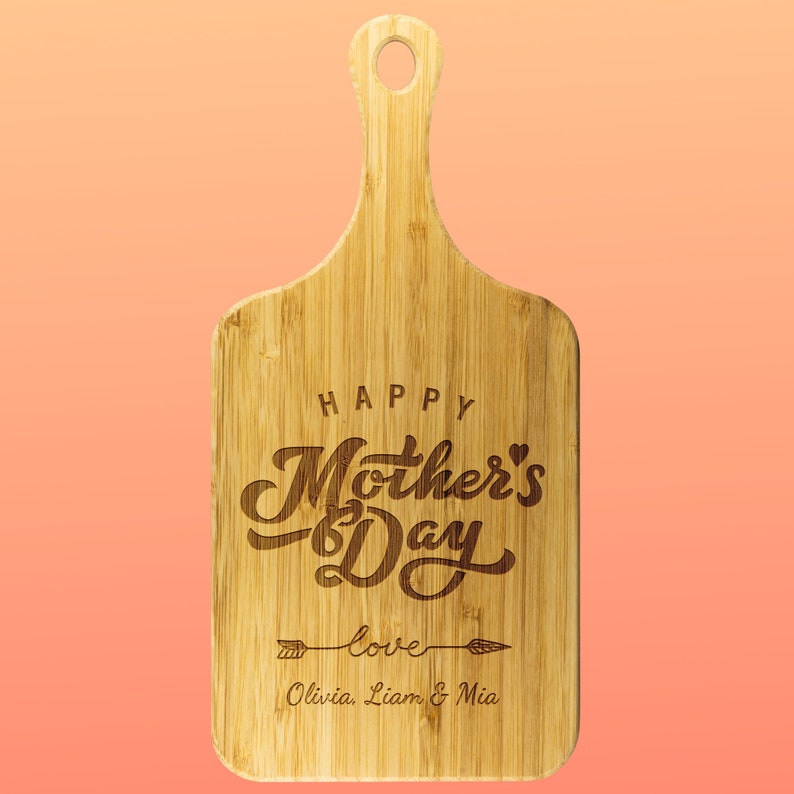 Kitchen Gift for Mommy Grandma Mothers Day Cutting Board Personalized Custom Gift Cutting Board Mama Chopping Board Custom Gift for Mom