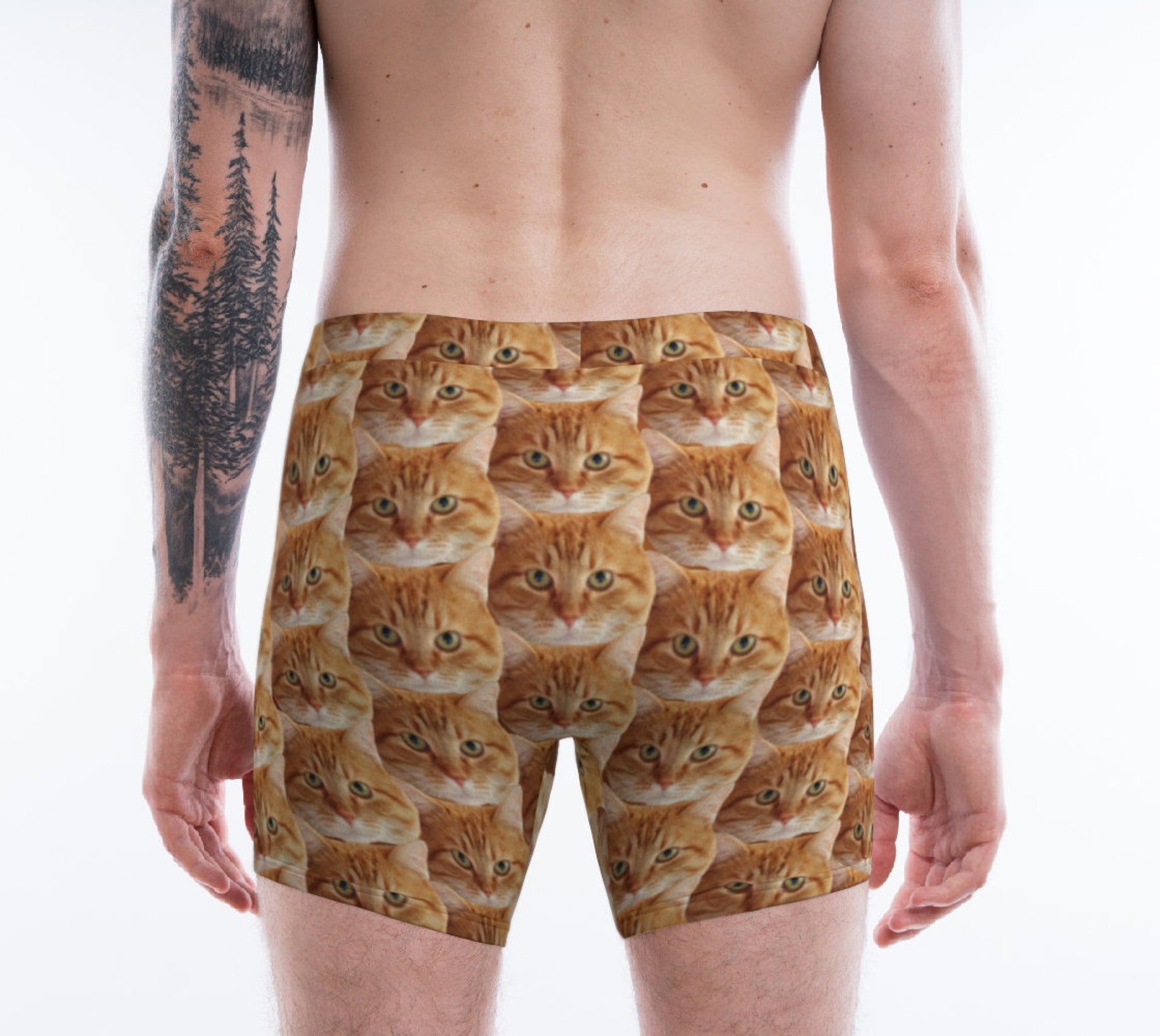 Custom Cat Photo Men's Underwear Gift for Cat Owner Etsy