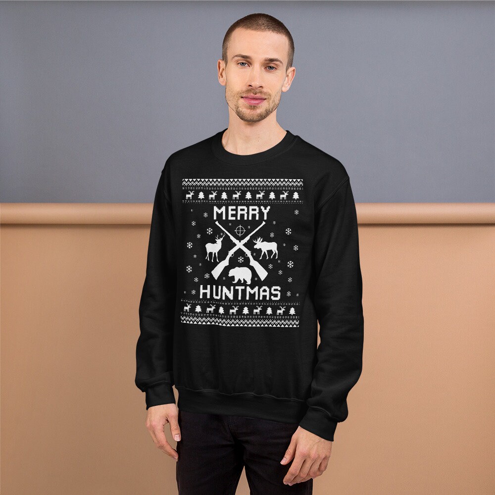 Merry Huntmas Hunting Christmas Hunter Outdoors Funny Deer T-Shirt Merry Huntmas Hunting Christmas Hunter Outdoors Funny Deer T-Shirt