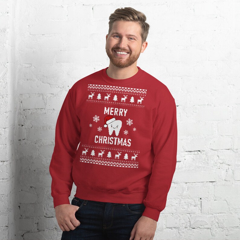 Dental Christmas Sweater Dentist Ugly Xmas Sweatshirt Etsy
