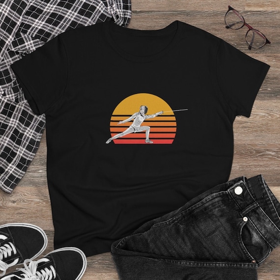 Fencing T-Shirt Vintage Tshirt Gift Tee Fencing T-Shirt Vintage Tshirt Gift Tee