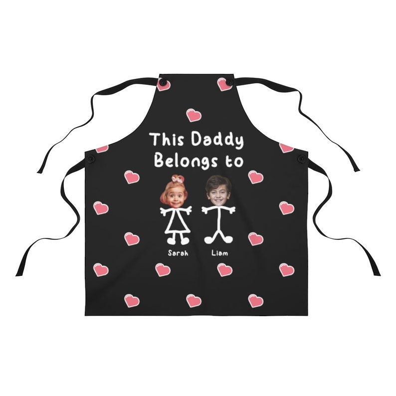 Personalized Apron Custom Photo Apron Gift for Dad Best Etsy