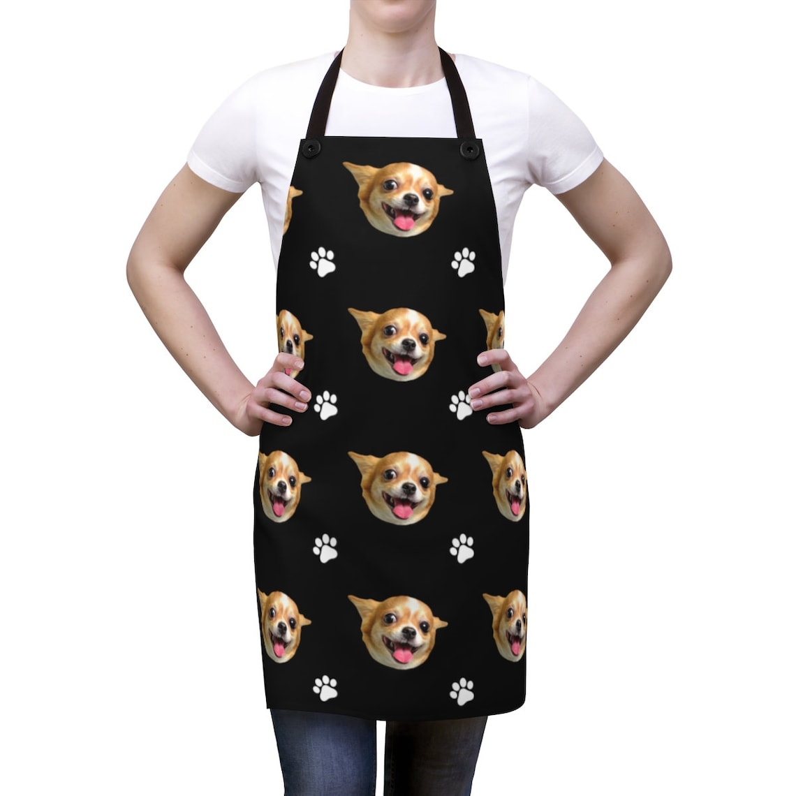 Personalized Dog Photo Apron Apron With Dog's Picture Etsy