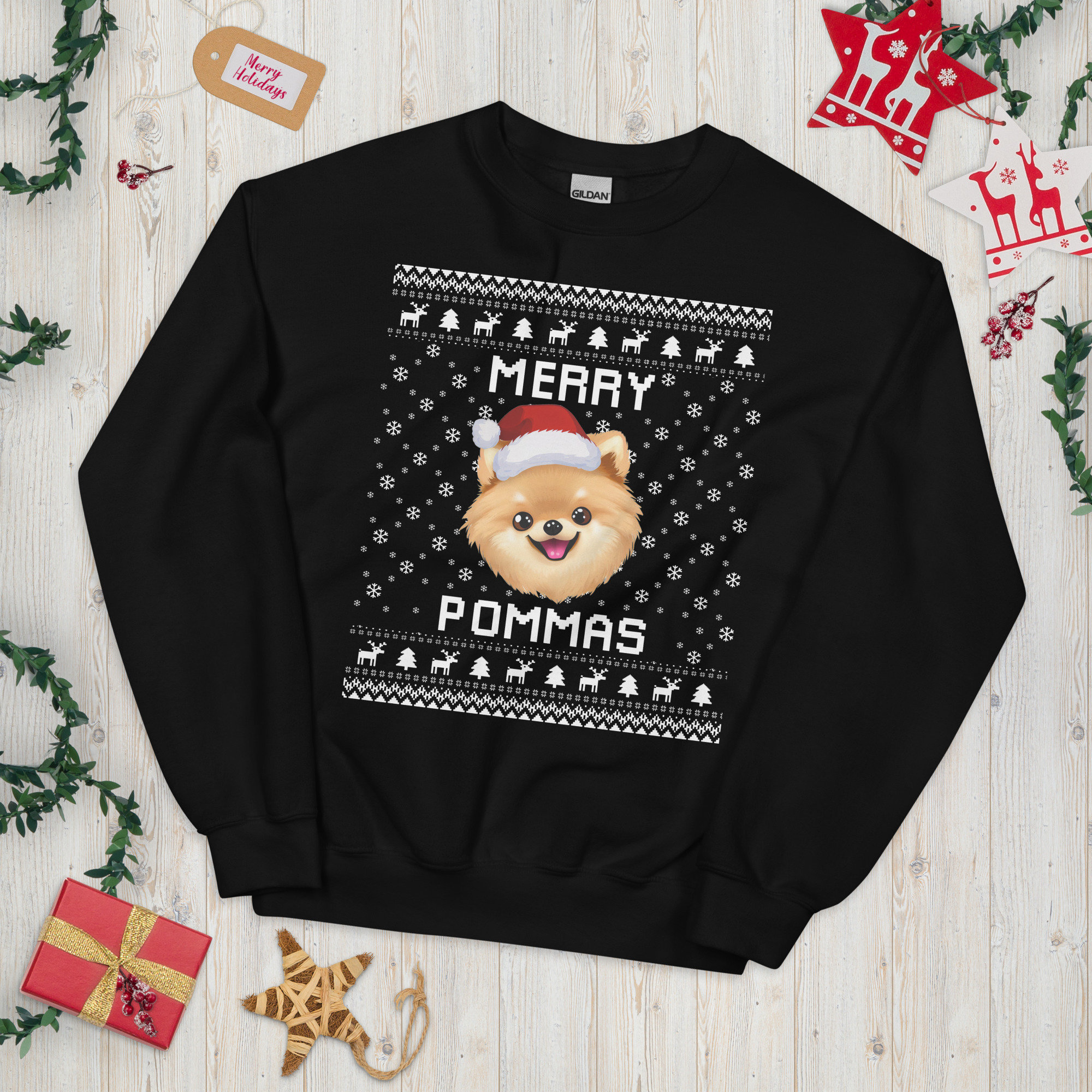 Pomeranian ugly hotsell christmas sweater