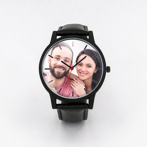 Aangepaste foto horloge gepersonaliseerde foto op horloge | Etsy Nederland