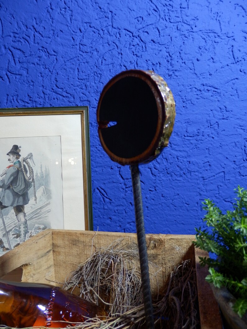 Beetplug garden plug label to self No. 35 table bag handmade! boat varnish made of wood and steel gift signs