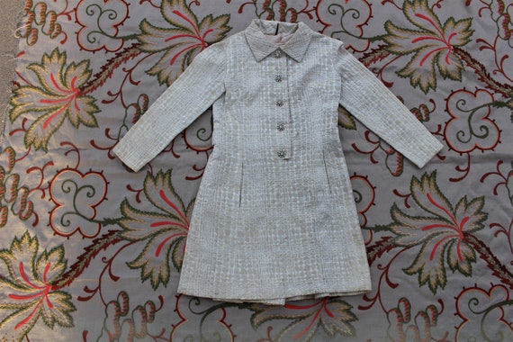 60s Designer Laurence Gross Shift Dress With Pocke