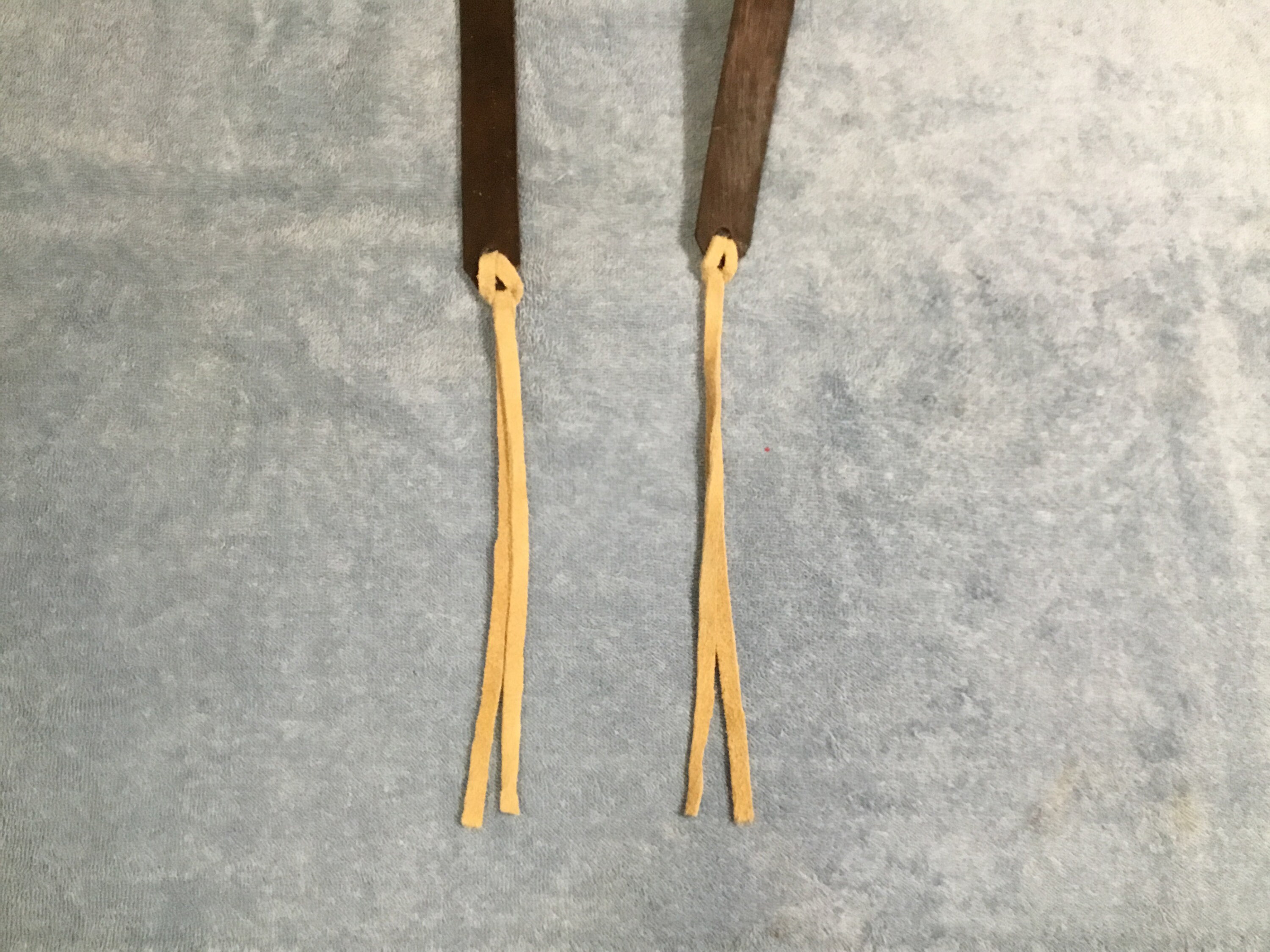 Adjustable leather powder horn strap 3 Etsy