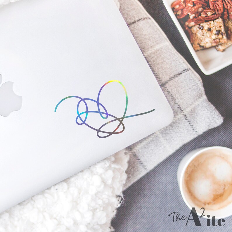 BTS Love Yourself Answer Heart Kpop Vinyl Decal Etsy