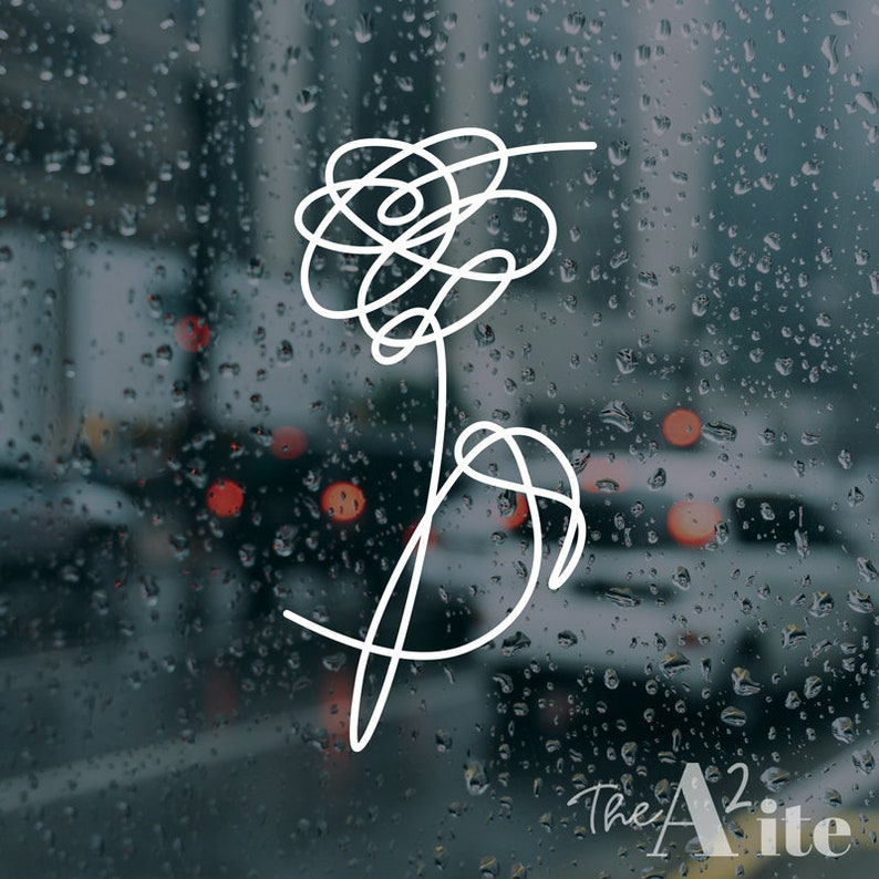 BTS Love Yourself Her Flower Version O Kpop Vinyl Decal Etsy