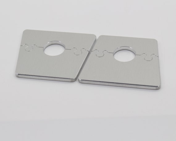 3 Stück Doppel Heizungsrohr Rosetten Aus Eiche – Ohne Lochung, 120x50x12 Mm, Made In Austria