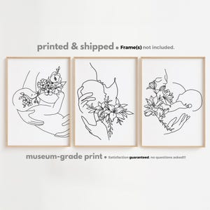 Florale Glückseligkeit Art Print, Mutterschaft Krankenschwester Geschenk, Hebamme Büro Dekor, Kinderzimmer Wandkunst, Baby-Dusche-Geschenk, Stillende Mutterschaft