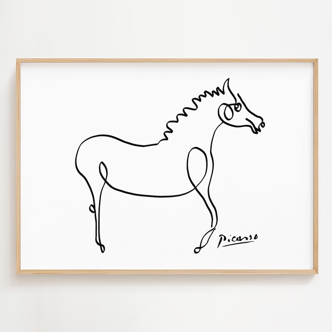 パブロ・ピカソ Pablo Picasso 動物デッサンシリーズから【馬】 パブロ・ピカソ Pablo Picasso 動物デッサンシリーズから【馬