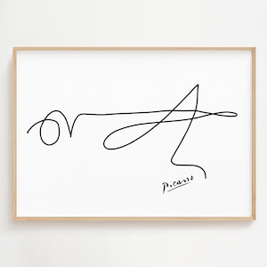 Picasso Grasshopper Line Art Print: Minimalist Insect Drawing, Gallery Wall (Digital Download)