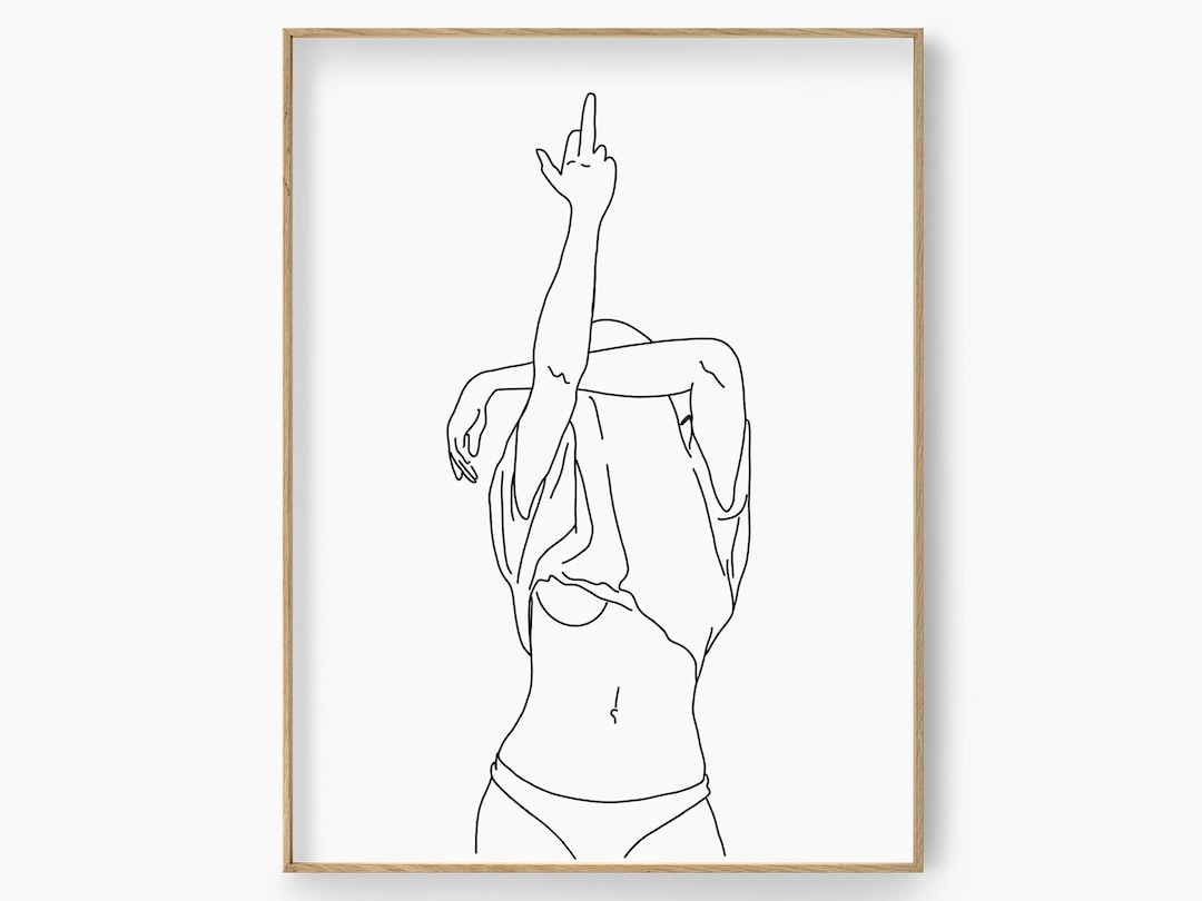 Rihanna Middle Finger Drawing by Narniakid on DeviantArt