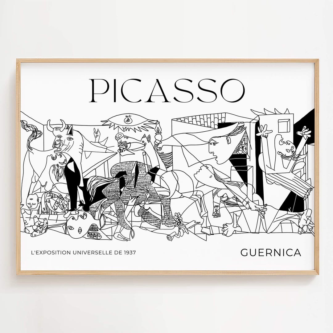 ピカソ《ゲルニカ》リトグラフ部数国内版300部限定 絵画 ピカソ