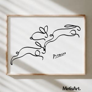Picasso rabbit - Etsy 日本