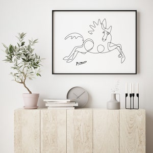 Picasso Horse Print Picasso Horse Wall Artpicasso Horse - Etsy