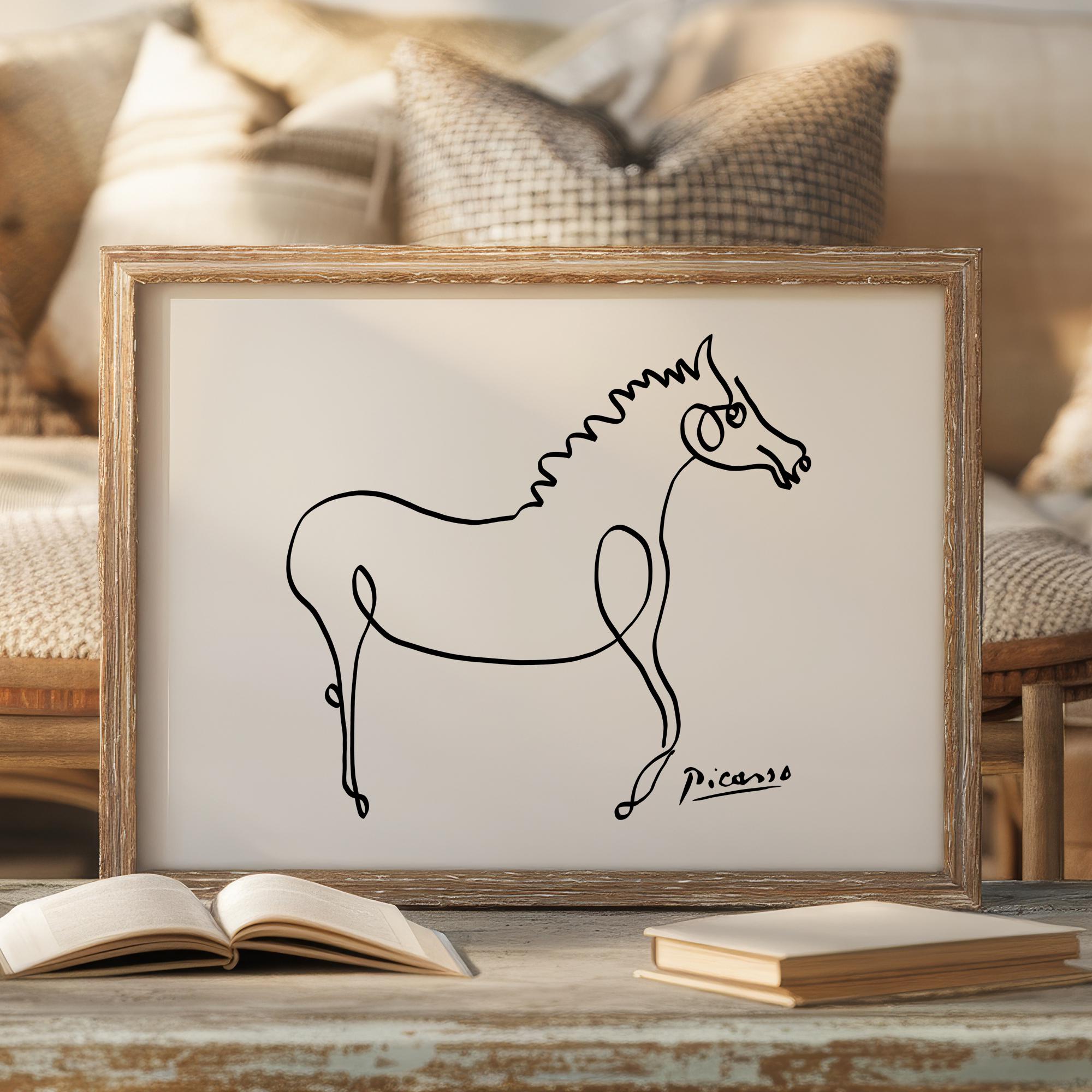 パブロ・ピカソ Pablo Picasso 動物デッサンシリーズから【馬】 パブロ・ピカソ Pablo Picasso 動物デッサンシリーズから【馬