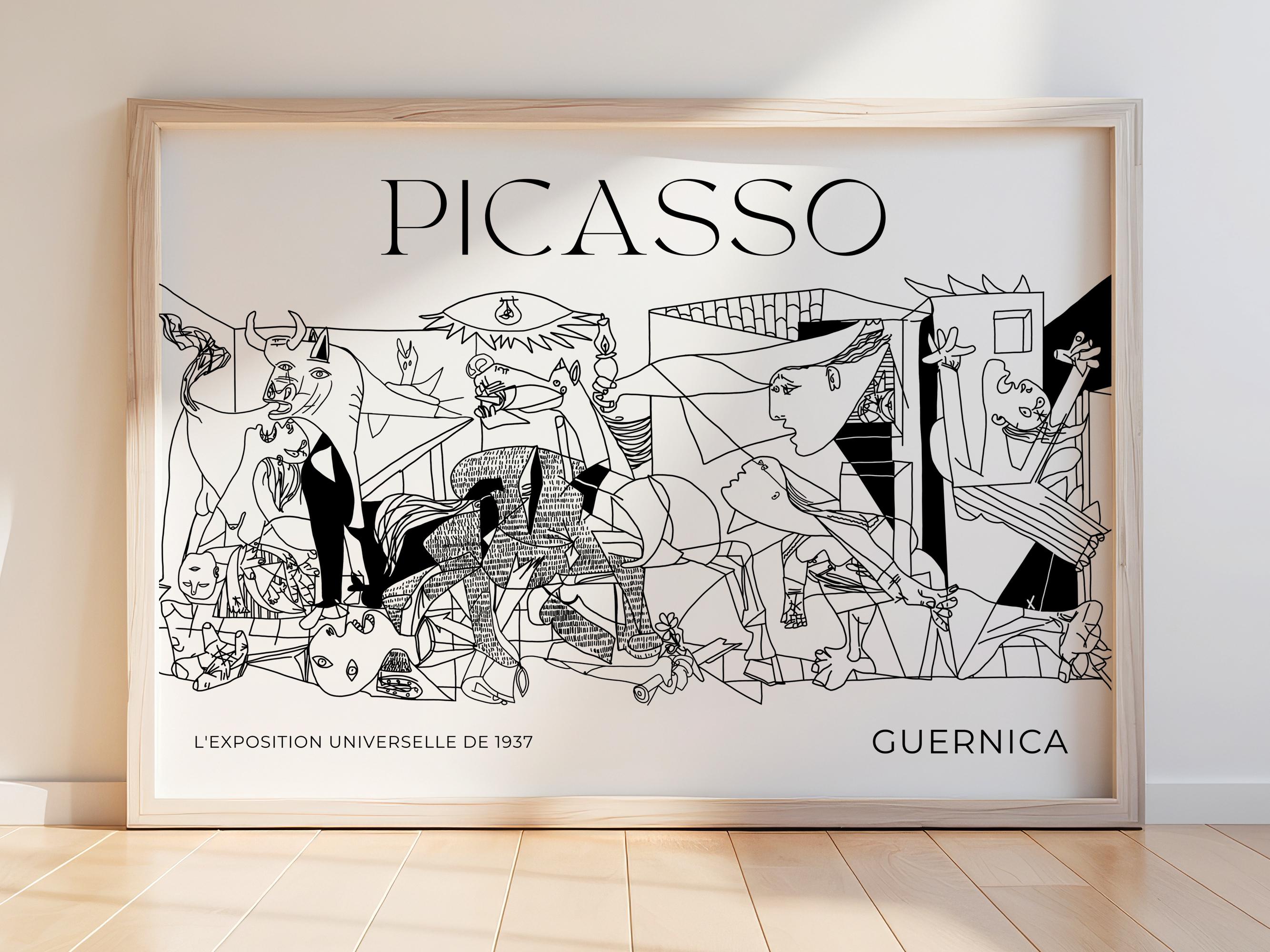 アート作品 ピカソのポスター 額装品 フレームサイズ約 88×68cm アート作品 ピカソのポスター 額装品 フレームサイズ約 88×68cm アート