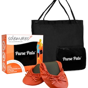 Foldable Ballet Flats Women | Travel Shoes with Pouch, Commuter, Wedding Flats (8 Colors) image 9