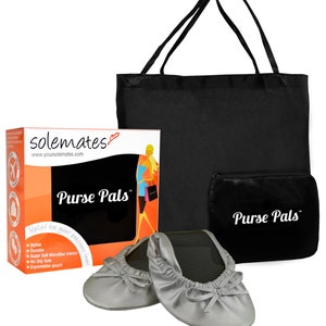 Foldable Ballet Flats Women | Travel Shoes with Pouch, Commuter, Wedding Flats (8 Colors) image 10