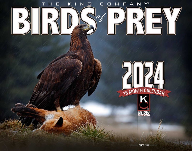 2024-birds-of-prey-wall-calendar-16-month-x-large-size-14x22-best