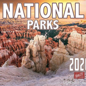 2026 National Parks Wall Calendar 16-Month X-Large Size 14x22, National Park Scenic Calendar by The KING Company-Monster Calendars