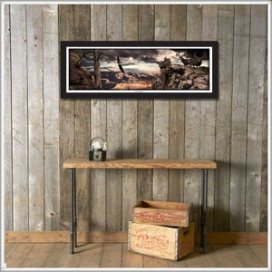 The Good Ol Days Print, Mule Deer Trophy Bucks, World Record, Giant Bucks, Buck Print, Deer Poster, Racks, Cabin Woodland