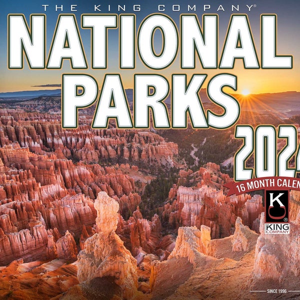 2024 National Park Monsters Calendar Etsy