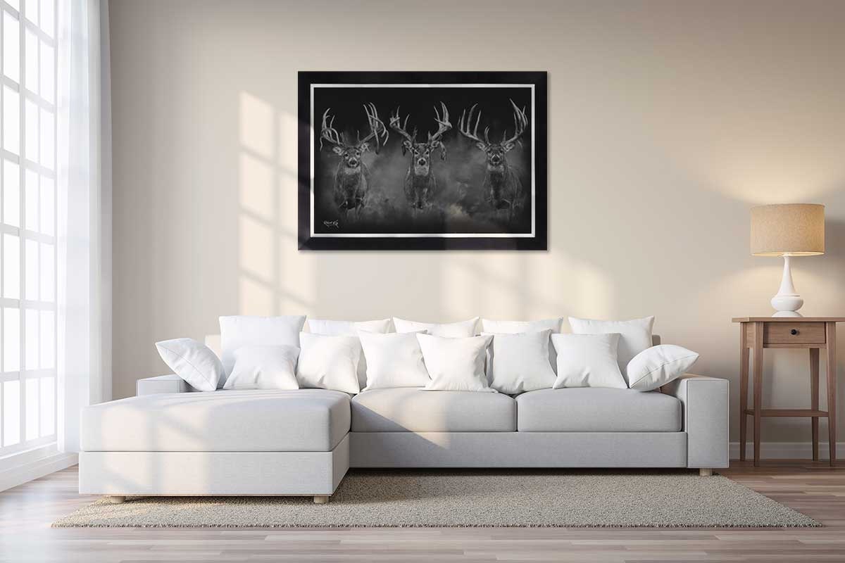 Gym Rats Light Whitetail Print by Robert King, Whitetail Deer Trophy ...