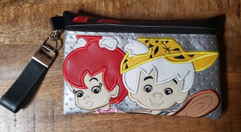 Pebbles and BamBam Zipper Bag and Key Fob*Makeup Bag*Zipper Pouch*Wristlet