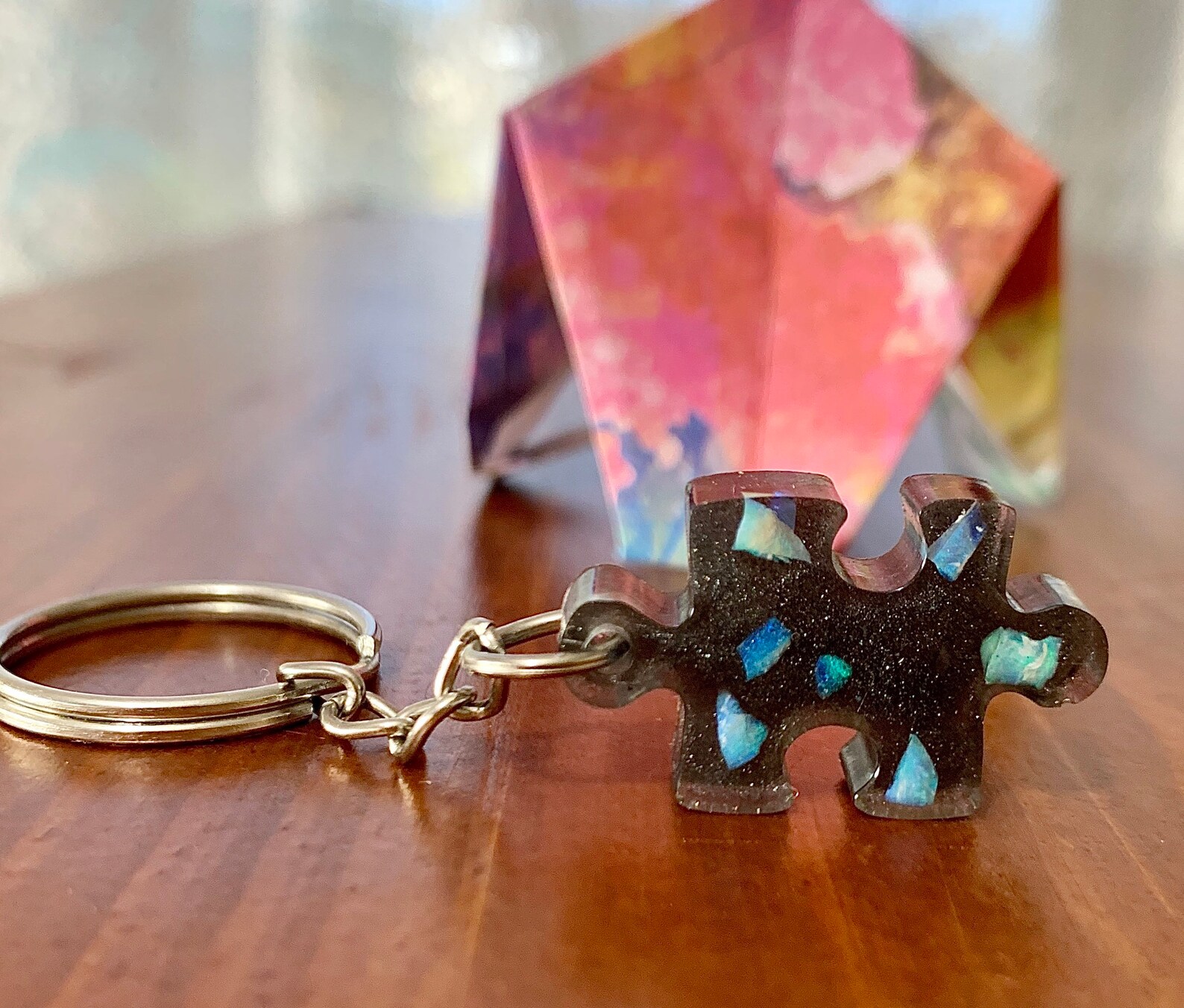 Missing Puzzle Piece Keychain | Etsy