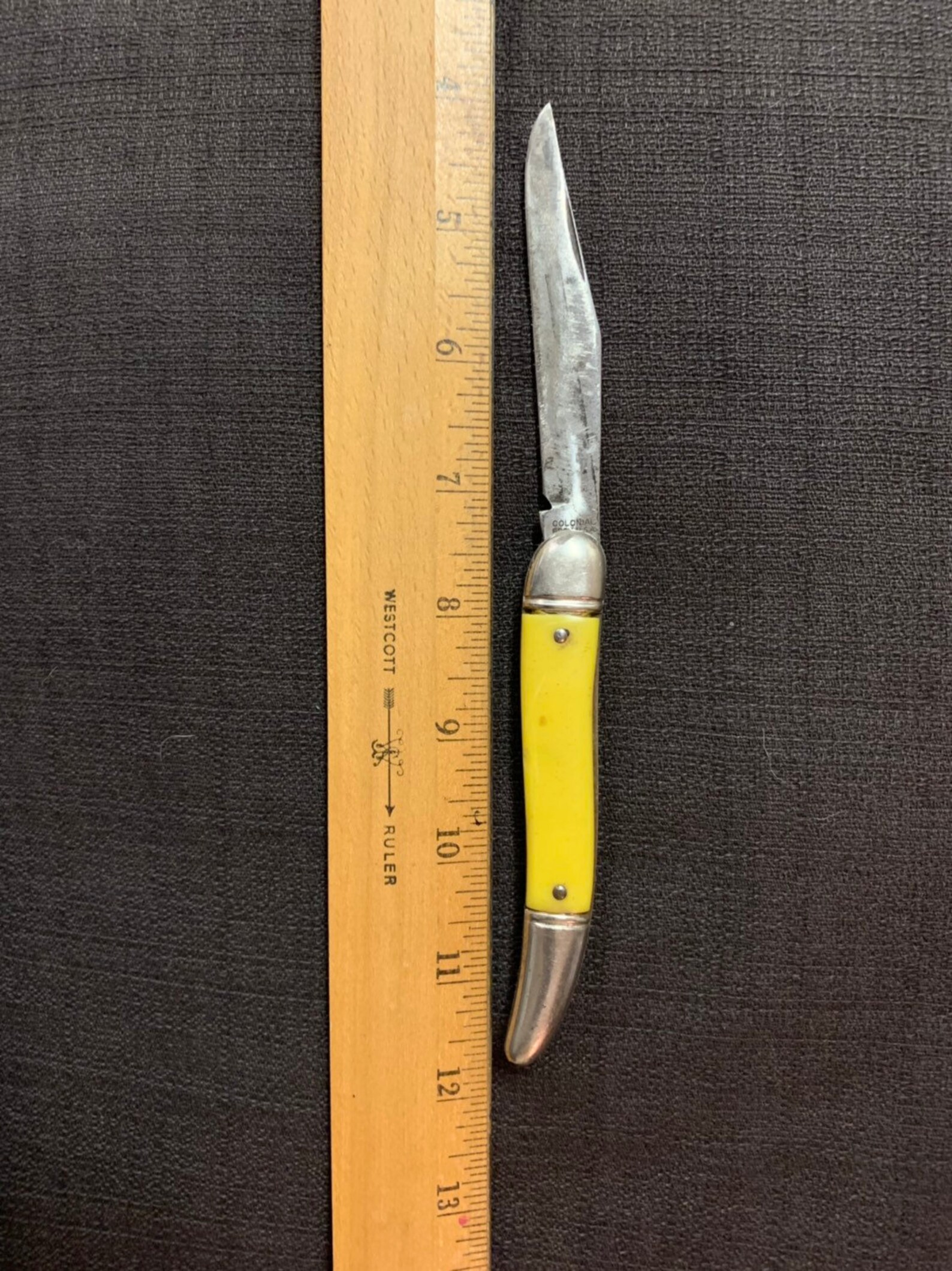 Vintage Colonial Folding Fish Knife Etsy