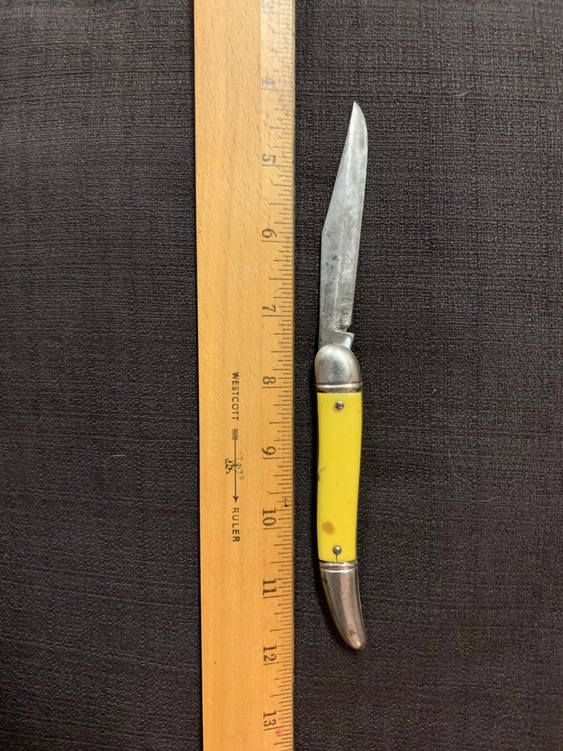 Vintage Colonial Folding Fish Knife Etsy