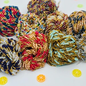Handmade Crystal Waistbeads: 20 Strand Wholesale Set, Ghana Made