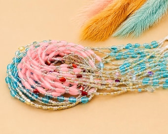 Cotton Candy Dreams-taillekralen, 20 stuks