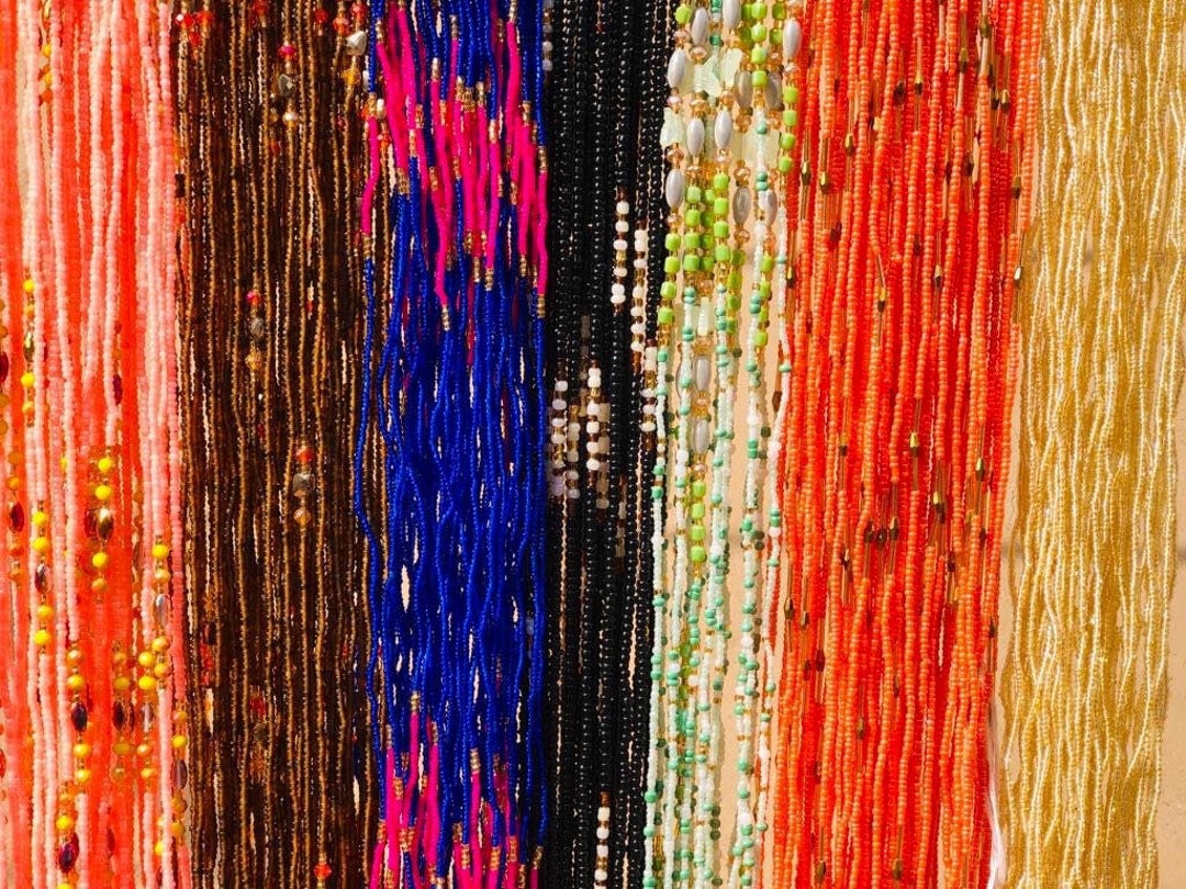 Traditional African Waist Beads Etsy