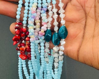 Ghanaian Crystal Tie-On Waist Beads