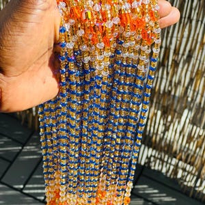 PLUS SIZE Sparkling Crystal Waistbead Wholesale, 52-54 inches, Bellychain
